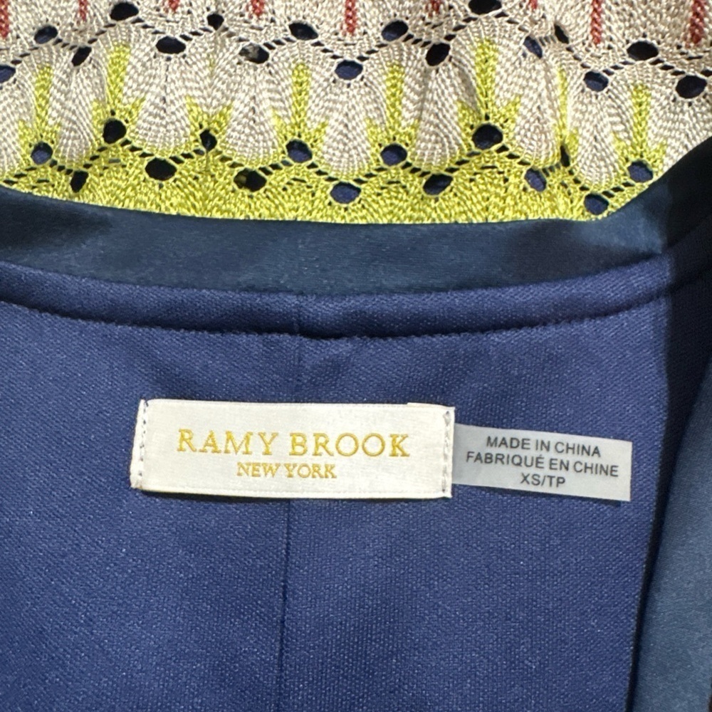 Ramy Brook Jamie Striped Crochet-lace Dress - Picture 2 of 7